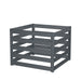 TMG Industrial 160 Gallon Slatted Metal Composter, Galvanized/Powder Coated, TMG-MCP37