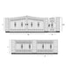 TMG Industrial 212-ft Bi-Parting Ornamental Wrought Iron Gate & Fence Panels Combo Pack, All Steel, Powder Coated, TMG-MG212P