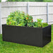 TMG Industrial Rectangular Metal Raised Garden Bed, 79” Bed Planting, Galvanized & Powder Coated, TMG-MGB79