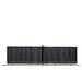 TMG Industrial 25-ft Driveway Privacy Sliding Wrought Iron Gate, Fully Welded Structure & Panels, In-Ground Rail Track, TMG-MGS25