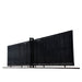 TMG Industrial 25-ft Driveway Privacy Sliding Wrought Iron Gate, Fully Welded Structure & Panels, In-Ground Rail Track, TMG-MGS25