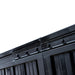 TMG Industrial 25-ft Driveway Privacy Sliding Wrought Iron Gate, Fully Welded Structure & Panels, In-Ground Rail Track, TMG-MGS25