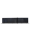 TMG Industrial 30-ft Driveway Privacy Sliding Wrought Iron Gate, Fully Welded Structure & Panels, In-Ground Rail Track, TMG-MGS30