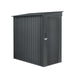 TMG Industrial 3’ x 6’ Galvanized Metal Pent Shed, 29 GA Corrugated Metal, 75“ Upper edge, TMG-MS0306