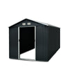 TMG-MS0810 8' x 10' Galvanized Apex Metal Shed