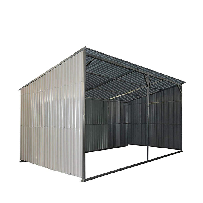 TMG-MS1220L 12' x 20' All Metal Livestock Shed