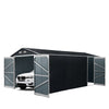TMG-MS1020A 10ft x 20ft Metal Garage Shed with Double Doors and Side Door