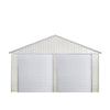 TMG-MS2119 21' x 19' Double Garage Metal Shed with Side Door - Fully Galvanized Steel