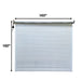 TMG Industrial Motorized Roll-Up Door Kit for TMG-MS25 Series Metal Barn Sheds, With Two Remote Controls, AC Motor, TMG-MS2500-RD101