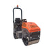 TMG Industrial 1-Ton Ride-On Double Drum Vibratory Roller, 13 HP Honda GX390 Engine, 20” Drum, 4500 lb Compaction Force, Electromagnetic Clutch, Hydraulic Steering, Computerized Control Access, TMG-MVR40
