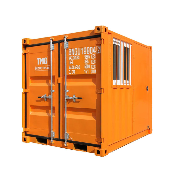 TMG-SC08 8' All-Steel Site Storage Container with Side Door and Window