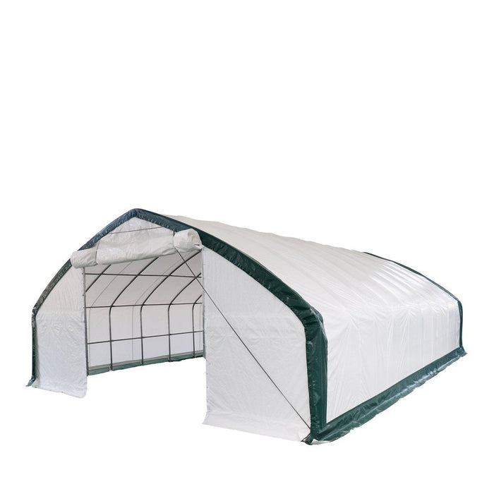 TMG-ST3070 30' x 70" Straight-Wall Storage Shelter with with 13' Drive Through Doors on Both Ends