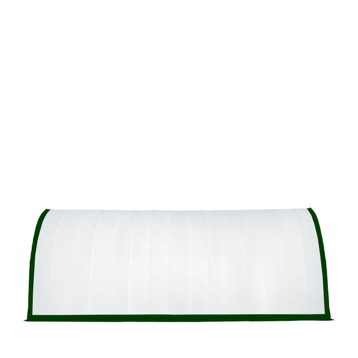 TMG-ST4061E 40' x 60' Peak Ceiling Storage Shelter, Single Truss, 11oz PE Cover, 13' W x 16' H Wide Open Door on Two End Walls