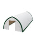 TMG-ST4061E 40' x 60' Peak Ceiling Storage Shelter, Single Truss, 11oz PE Cover, 13' W x 16' H Wide Open Door on Two End Walls