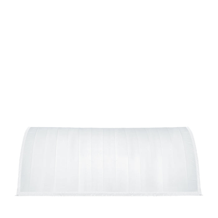 TMG-ST4061V 40' x 60' Peak Ceiling Storage Shelter, Single Truss, 17oz Commercial Grade PVC Cover, 13' W x 16' H Wide Open Door on Two End Walls