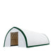 TMG-ST4081E 40' x 80' Peak Ceiling Storage Shelter, Single Truss, 11oz PE Cover, 13' W x 16' H Wide Open Door on Two End Walls