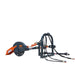 TMG Industrial 26” 3-Point Hitch Stump Grinder,  Category 1 & 2 Hookup, Driveline Shaft Included, 30-50 HP Tractor, TMG-TSG26