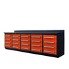 TMG-WB20D 10' 20-Drawer Workbench with Keyed Alike Locks