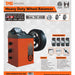 TMG Industrial Self-Calibrating Wheel Balancer, 10”-24” Rim, Computerized, 220 RPM, +/- 1 g of Accuracy, ALU Balancing Modes, TMG-WB24