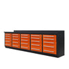 TMG-WB25D 10' 25-Drawer Workbench with Keyed Alike Locks