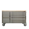 TMG-WB5510S 55’’10-Drawer Rolling Workbench/Stainless Steel