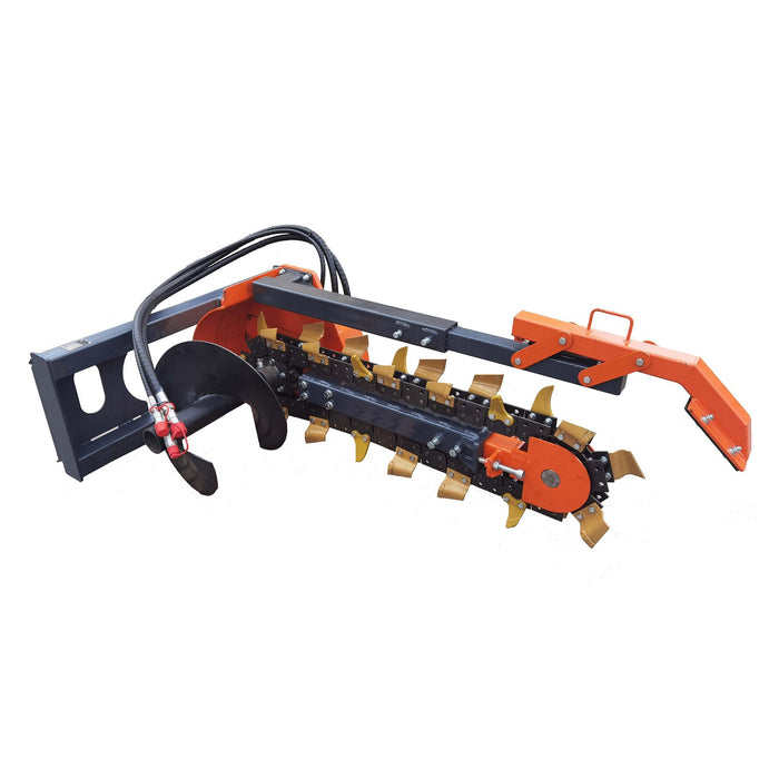 TMG-SDT36 36" Trencher for Skid Steers with Universal Mounting Plate